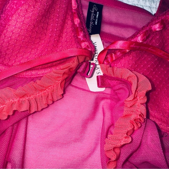 NEW $48 Victoria's Secret Sexy Little Things 36B Cover Up Slip Nightie Chemise - Picture 4 of 12